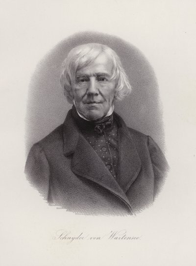 Franz Xaver Schnyder von Wartensee, İsviçreli besteci (gravür) by Swiss School