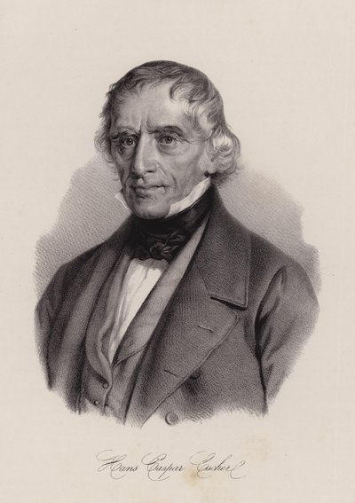 Hans Caspar Escher, İsviçreli mimar (gravür) by Swiss School