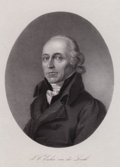 Hans Conrad Escher von der Linth, İsviçreli bilim adamı, sanatçı ve politikacı (gravür) by Swiss School