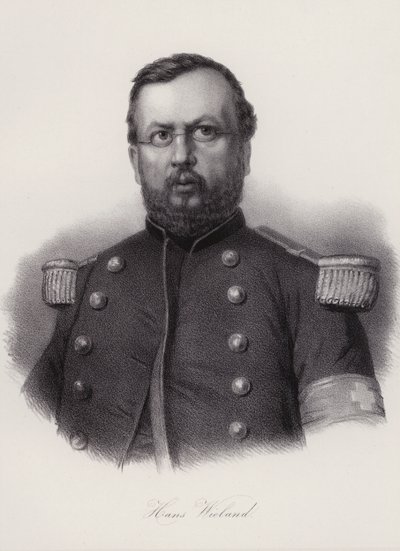 Hans Wieland, İsviçreli asker (gravür) by Swiss School