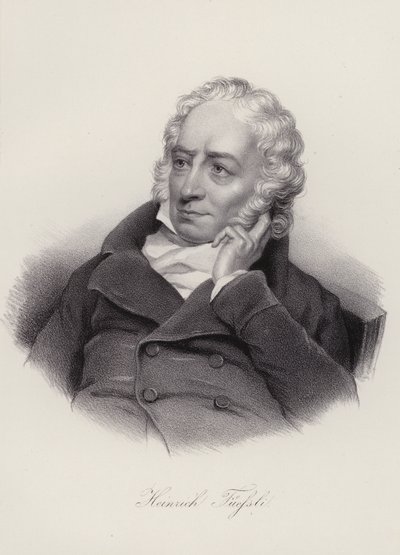 Henry Fuseli, İsviçreli ressam (gravür) by Swiss School