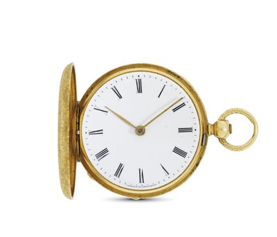 Hunter kasa anahtar sargılı silindir saat, Vacheron et Constantin, Cenevre, c.1860 by Swiss School