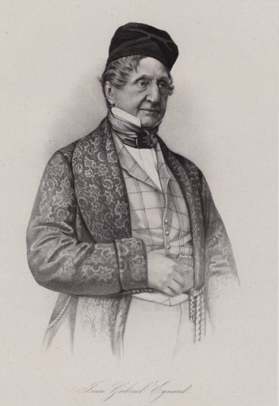 Jean-Gabriel Eynard, İsviçreli bankacı (gravür) by Swiss School
