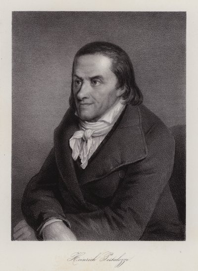 Johann Heinrich Pestalozzi, İsviçreli eğitim reformcusu (gravür) by Swiss School