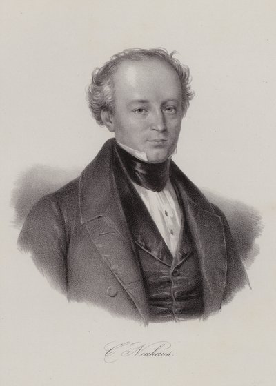 Karl Neuhaus, İsviçreli politikacı (gravür) by Swiss School