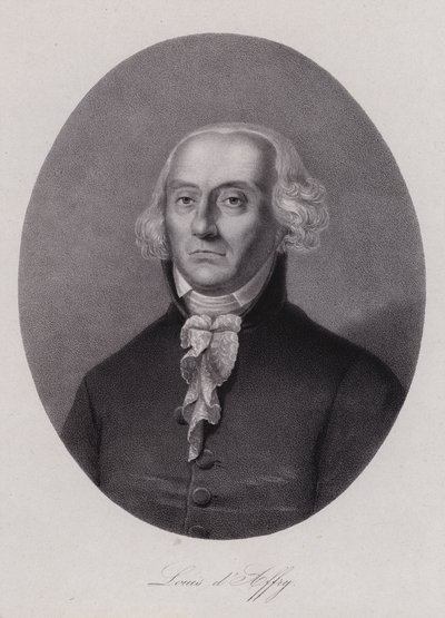 Louis d'Affry, İsviçre'nin ilk Landammann'ı (gravür) by Swiss School