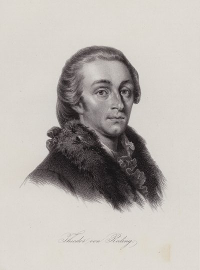 Theodor von Reding, İsviçre doğumlu İspanyol general (gravür) by Swiss School