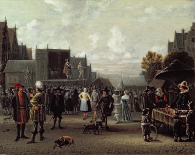Kermesse (panel) by Sybrandt van Beest