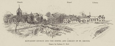 Hawarden Kilisesi ve St Deiniol Hostel ve Kütüphanesi by Sydney Prior Hall