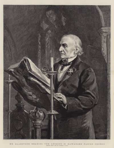 Bay Gladstone, Hawarden Parish Kilisesi