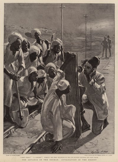 Sudan'daki İlerleme, Çölde Uygarlık by Sydney Prior Hall