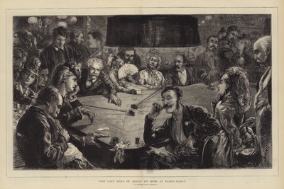 Baden-Baden'de Rouge et Noir'in Son Günleri by Sydney Prior Hall