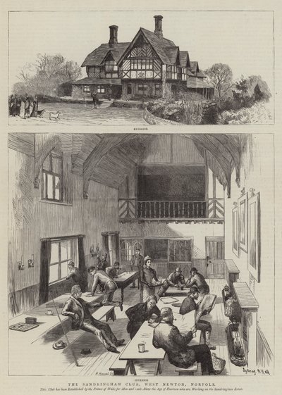 Sandringham Kulübü, Batı Newton, Norfolk by Sydney Prior Hall