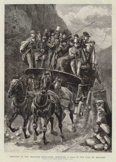 Batı Yaylalarında Turistler by Sydney Prior Hall