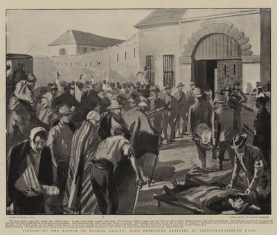 Alands Muharebesi Kurbanları, Boer Parisoneras Pietermaritzburg Hapishanesine Varıyor by Sydney Prior Hall