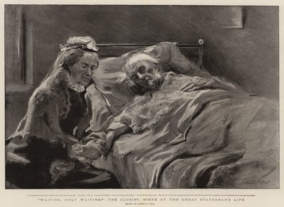 Beklemek, Sadece Beklemek!, Büyük Devlet Adamının Hayatının Kapanış Sahnesi by Sydney Prior Hall