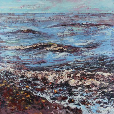 Fresh and Breezy, 2021 (tuval üzerine yağlıboya) by Sylvia Paul