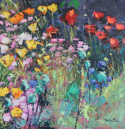 Yaz Çayır Çiçekleri, 2017 by Sylvia Paul
