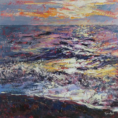 Gün Ağarırken, 2021 (tuval üzerine yağlıboya) by Sylvia Paul