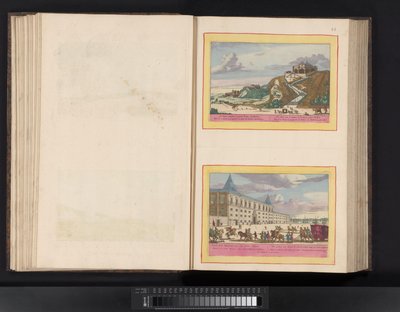 Cascais ve Bélem kasabaları ile Lizbon yakınlarındaki sahil Cascale (...) (nesne üzerindeki başlık) by Symon Novelanus (possibly)