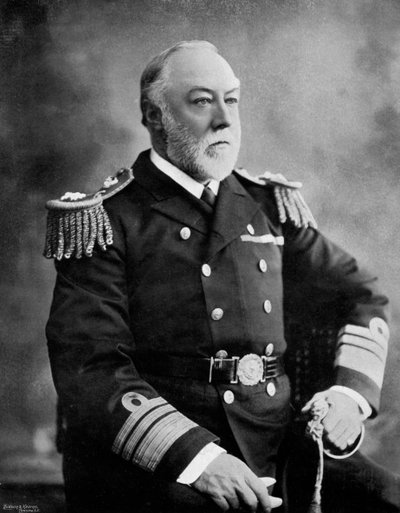Koramiral Sir Henry Fairfax, İngiliz deniz subayı, 1896. by Symonds and Co