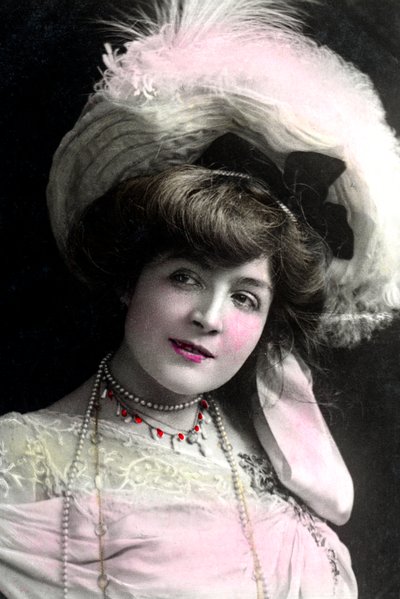 Cora Brown-Potter 1857-1936, Amerikalı aktris, 20. yüzyılın başlarında. by TC Turner