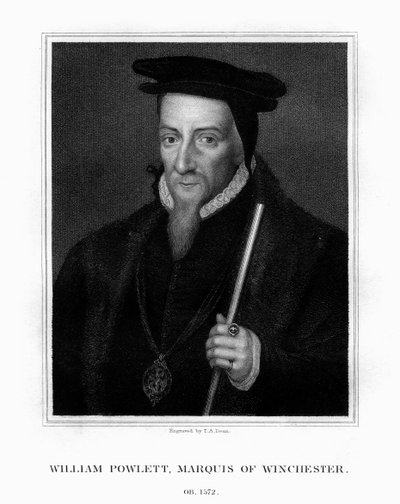 William Paulet, 1. Winchester Markisi, İngiliz devlet adamı, 1828. by T. A. Dean