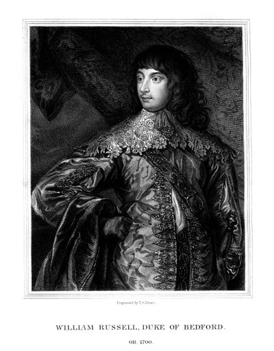 William Russell, 1. Bedford Dükü, İngiliz askeri, 1825. by T. A. Dean