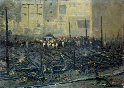 4/05/1897 Yangınından Sonra Hayırseverler Çarşısı T. Bianco