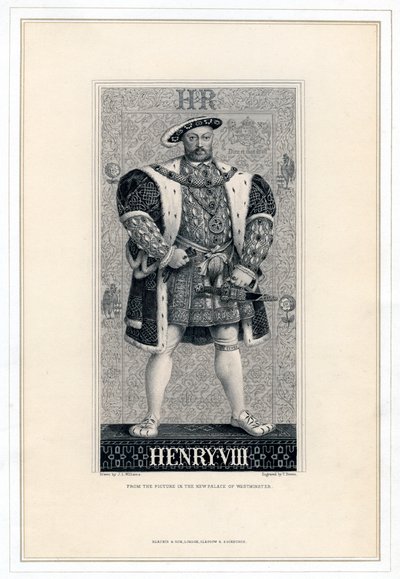 İngiltere Kralı VIII. Henry, 1491-1547. by T. Brown
