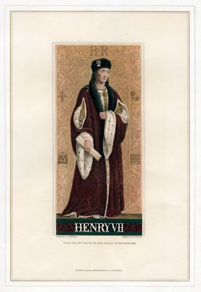 Henry VII, İngiltere Kralı by T. Brown