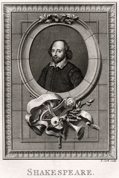 Shakespeare, 1776 by T. Cook