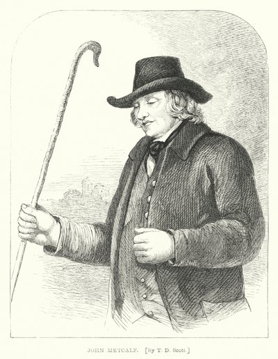 John Metcalf (gravür) by T. D. (after) Scott
