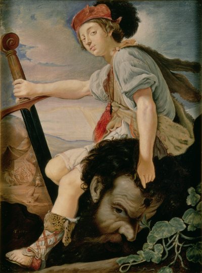 Goliath Başkanı ile David by T. Flatman