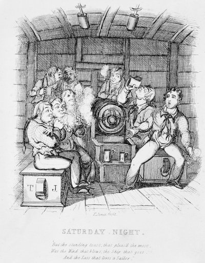 Cumartesi gecesi by T. Hampson Jones