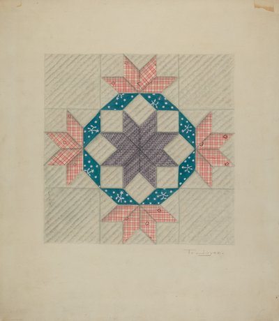 Patchwork Yorgan Kalıbı by T. Joyce