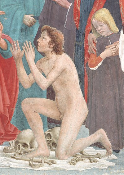 Diriltilen çocuktan detay, Theophilus