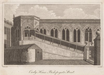 Crosby Hall, Bishopsgate Caddesi, Londra by T. Prattent