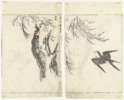 kırlangıç ​​ve söğüt Pürüzsüz Fırça Darbeleri Görüntüleri (seri başlığı) Umpitsu soga (nesne üzerinde dizi başlığı) by Tachibana Morikuni
