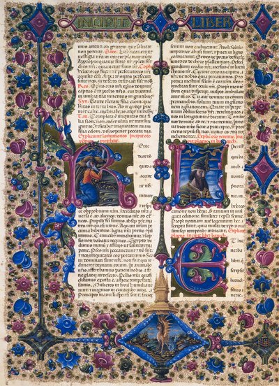 Taddeo Crivelli (1425-1479) ve diğerleri tarafından aydınlatılan Borso d