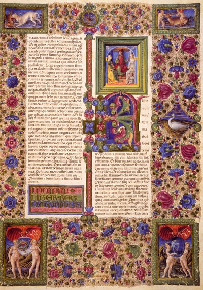 Taddeo Crivelli (1425-1479) ve diğerleri tarafından aydınlatılan Borso d