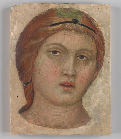 Tam Yüz Bir Meleğin Başkanı, ca. 1397. by Taddeo di Bartolo