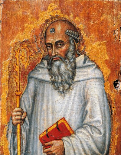 İtalya, Assisi, Saint Benedict by Taddeo di Bartolo