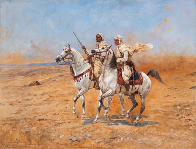 Çölü geçmek (tuval üzerine yağlı boya) by Tadeusz Ajdukiewicz