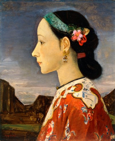 Bir Kadının Profili by Takeji Fujishima