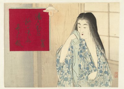 Kadın bir iç by Takeuchi Keishū