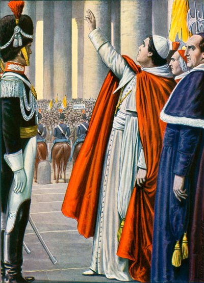 18 Temmuz 1846, Papa Pius IX af ilan etti by Tancredi Scarpelli
