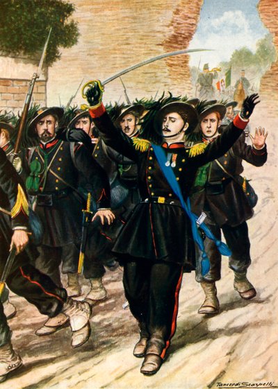 20 Eylül 1870: Porta Pia - Duvarları Aşmak by Tancredi Scarpelli