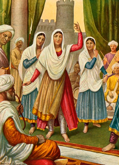 Asyalı dansçı by Tancredi Scarpelli