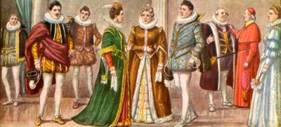 1598 yılında Milanesi kostümü by Tancredi Scarpelli